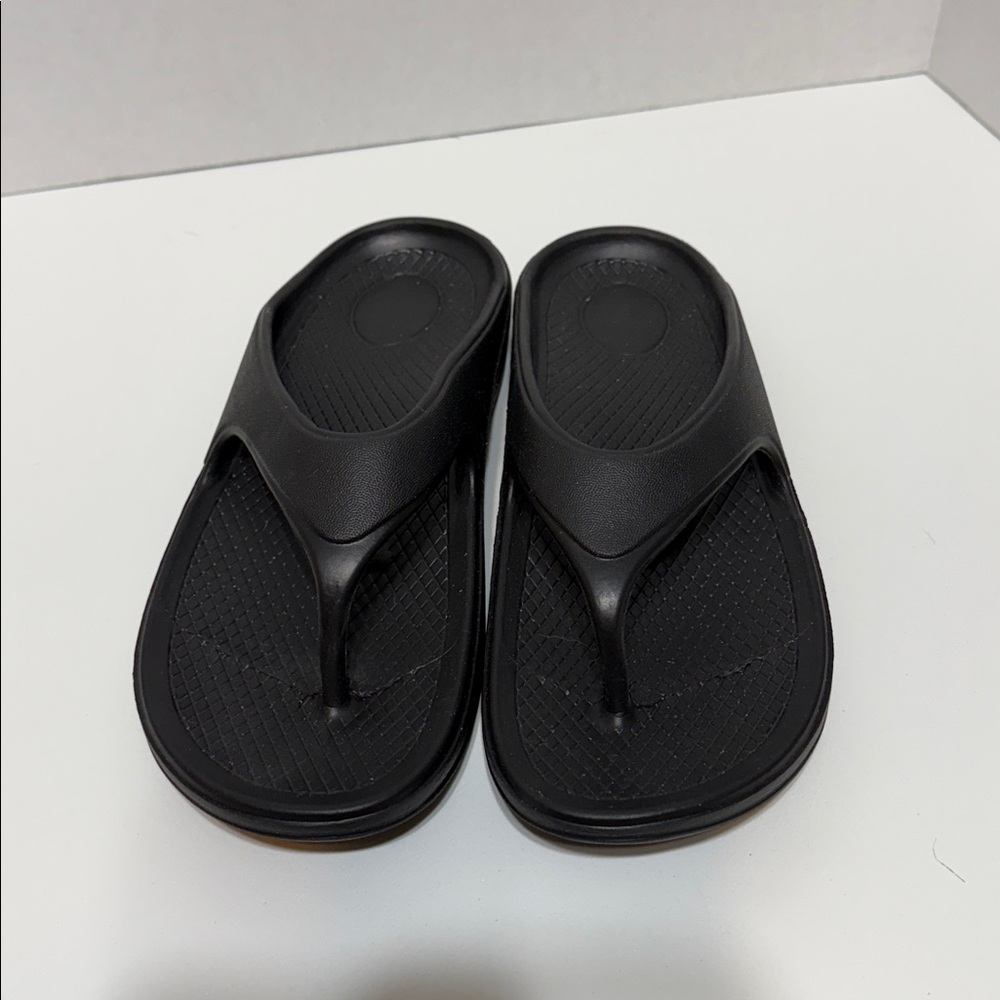 shevalue Black Orthopedic Flip Flop Sandals 8.5/9 New